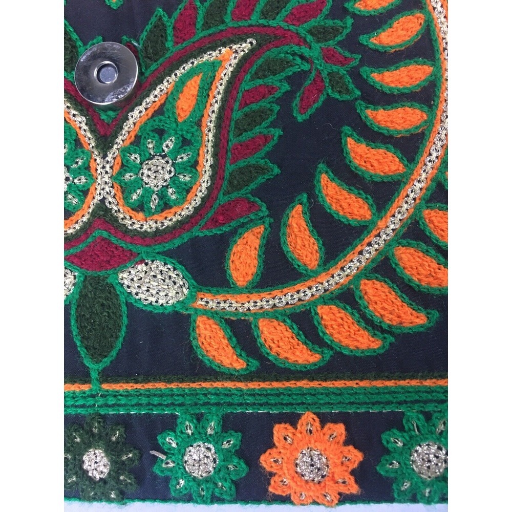 Vintage Indian Banjara Gypsy Bag Tribal Crossbody Sling Bag Embroidered Purse - Picture 5 of 16